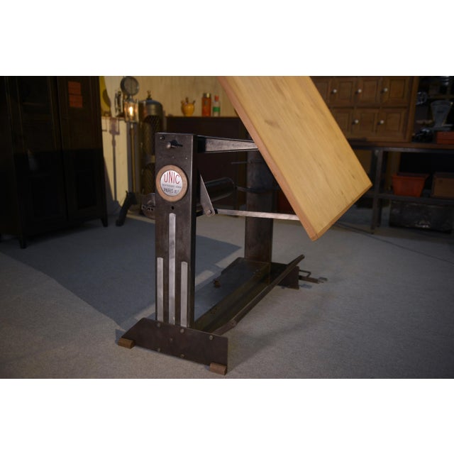 Unic Paris Architect Table by Lucien Sautereau, 1950s For Sale - Image 10 of 16