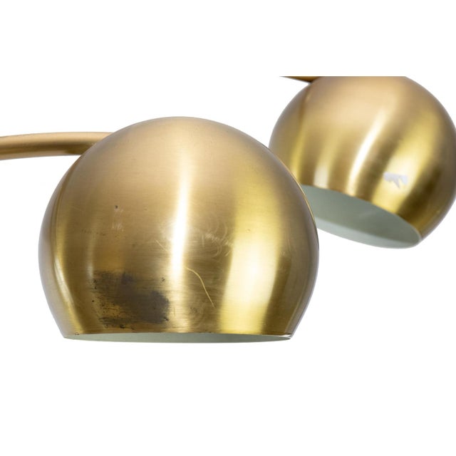 Vintage Brass Floor Lamp attributed to Goffredo Reggiani, 1970s For Sale - Image 6 of 9