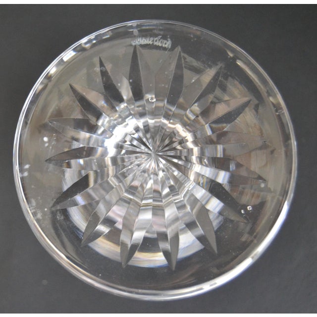 Pair of Waterford Marked Clear Crystal Candle Holders Candlesticks Ireland, 1970 For Sale - Image 12 of 12