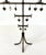 1960s Swedish Dangling Hearts Steel 4 Candle Candelabra by Gunnar Ander For Sale - Image 11 of 16