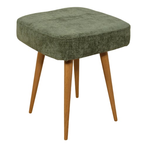 Mid-Century Teak Stool, Poland, 1970s For Sale