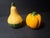 Fun vintage 1980s salt and pepper shakers. This set features pumpkin and decorative gourd shaped shakers .They are made of...
