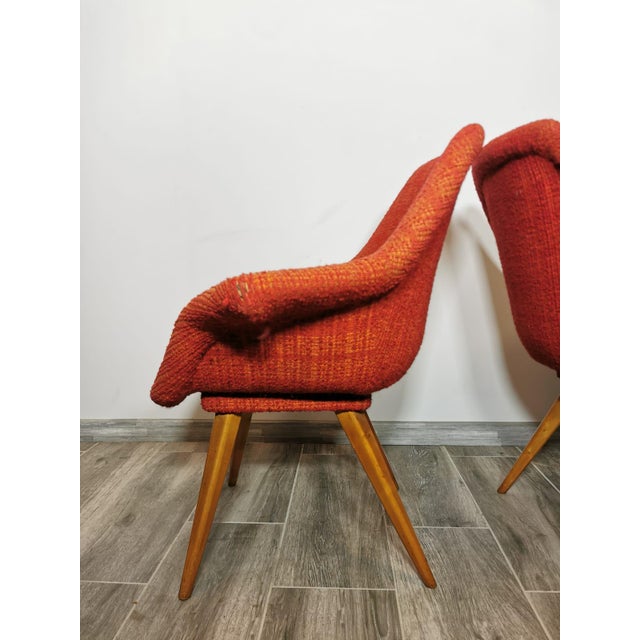 Set of Shell Armchairs by Miroslav Navratil, 1960s For Sale - Image 15 of 18