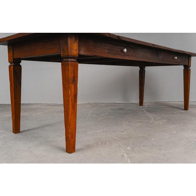 Large Vintage Dining Table For Sale - Image 13 of 18