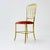 Mid-Century Brass Chiavari Side Chair, Italy, 1980s For Sale - Image 3 of 11