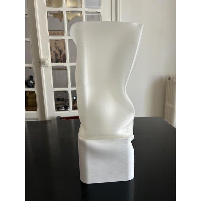 1990s Vintage Thermoformed Plastic Lamp, 1990s For Sale - Image 5 of 9