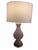 This exquisite pair of mid-century modern table lamps, beautifully attributed to the master glassmakers of Murano, Italy,...