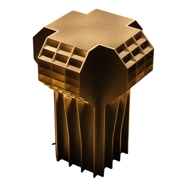 Aperture Protocol Aluminium Floor Lamp by Bureau of Entropy For Sale