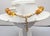 Orange Vintage Signed Givenchy Goldtone Faux-Amber Beaded Necklace For Sale - Image 8 of 9