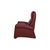 Cherry Red Leather Armchair from Himolla For Sale - Image 17 of 18