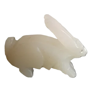 1960s Onyx/Marble Bunny Figurine