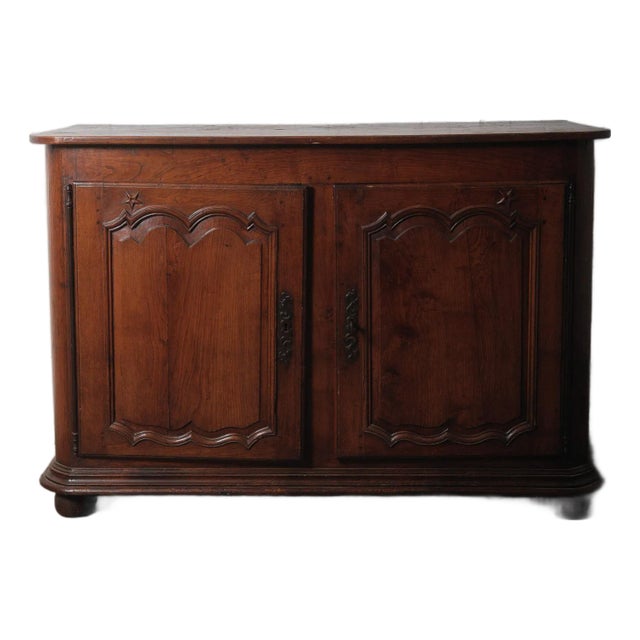 18th Century French Louis XV Walnut Buffet For Sale
