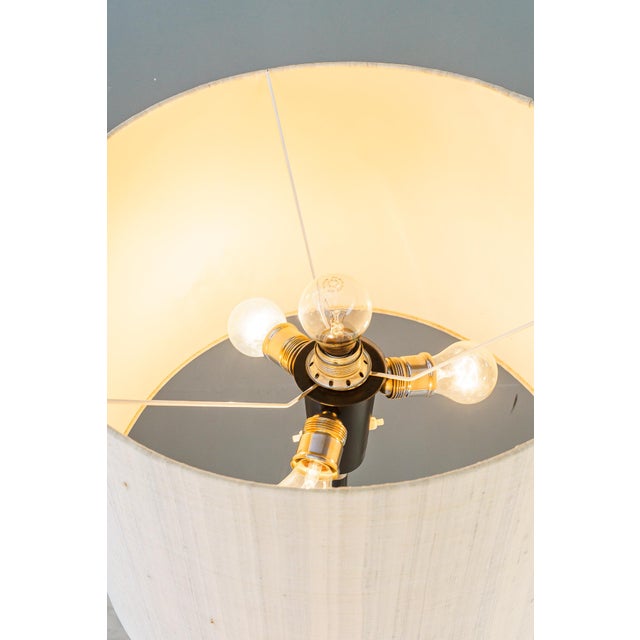 Adjustable Floor Lamp with Fabric Shade by J. T. Kalmar for J.T. Kalmar, Vienna, 1950s For Sale - Image 12 of 16