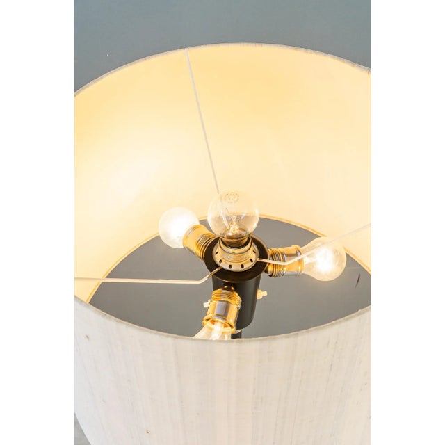 Adjustable Floor Lamp with Fabric Shade by J. T. Kalmar, Vienna, 1950s For Sale - Image 12 of 16