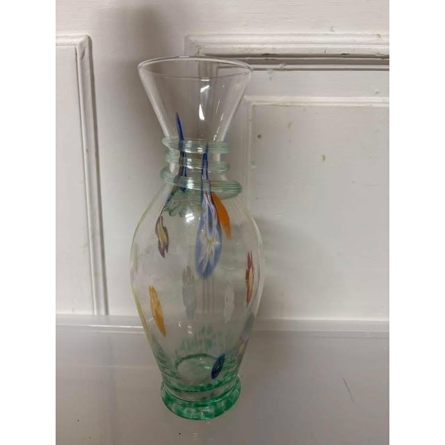 Vintage Vase in Glass, 1970 For Sale - Image 4 of 6