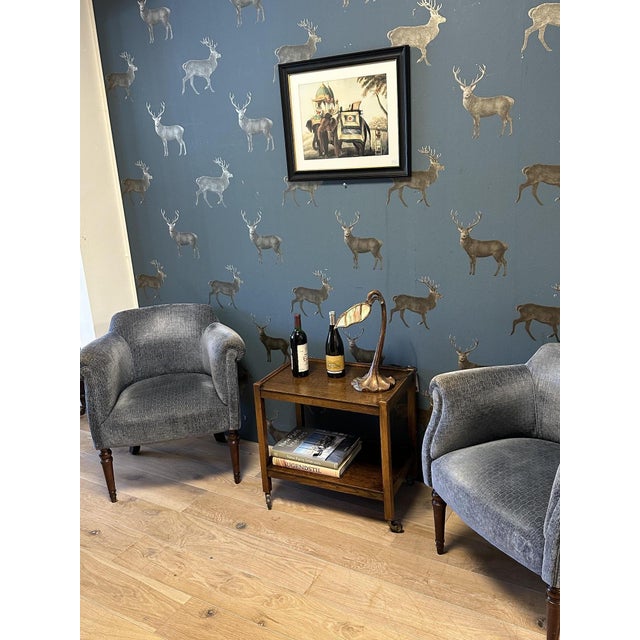 Vintage Oak Trolley, England, 1920s For Sale - Image 6 of 8