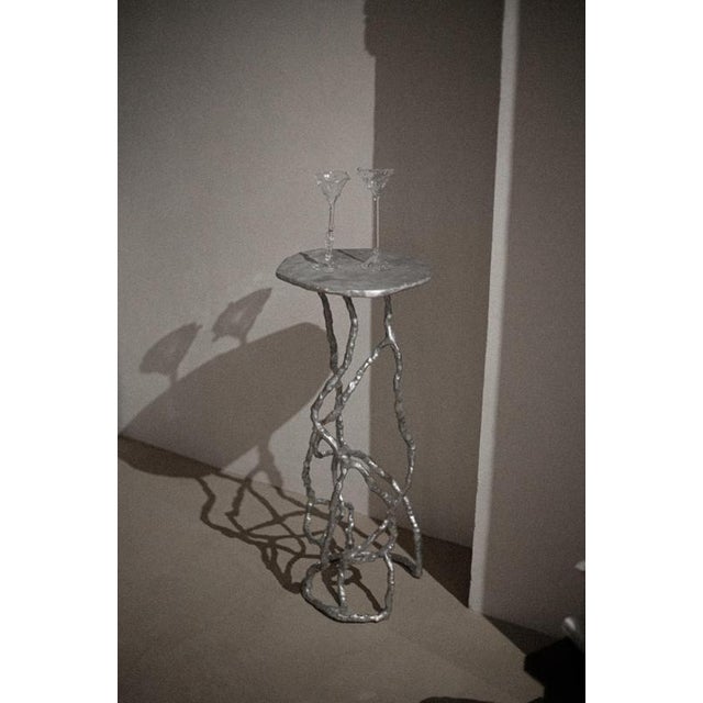 Metal Route Table 01.01 in Cast Aluminium by Sofia Karnukaeva For Sale - Image 7 of 11