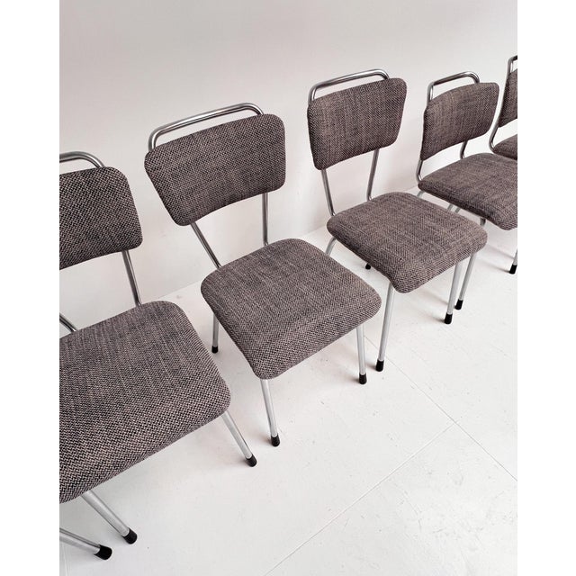 Mid-Century Modern Vintage Chairs by Gebroeders De Wit, 1960s, Set of 6 For Sale - Image 3 of 18
