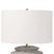 The body of this ceramic table lamp has an earthenware feel, making it stand like a modern heirloom in a living room or...