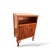 Wood Art Deco Walnut Cabinet with Brass Handle, 1940s For Sale - Image 7 of 9