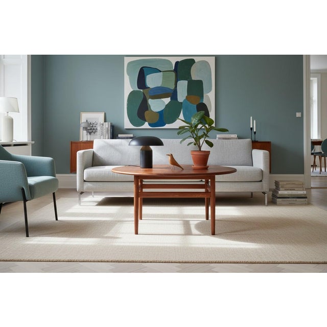 Mid-Century Modern Round Coffee Table in Teak from A/S Niels Bach Møbelfabrik, 1960s For Sale - Image 3 of 15