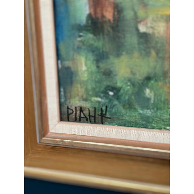 Pia Hesselmark‑Campbell, Neighbor's House, 1960s, Oil on Canvas, Framed For Sale - Image 9 of 18