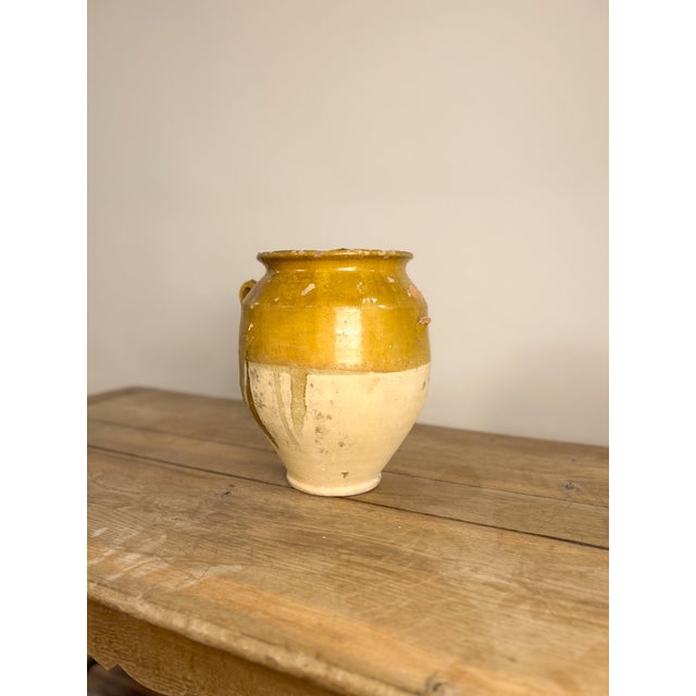 French Provincial Antique French Confit Pot For Sale - Image 3 of 3