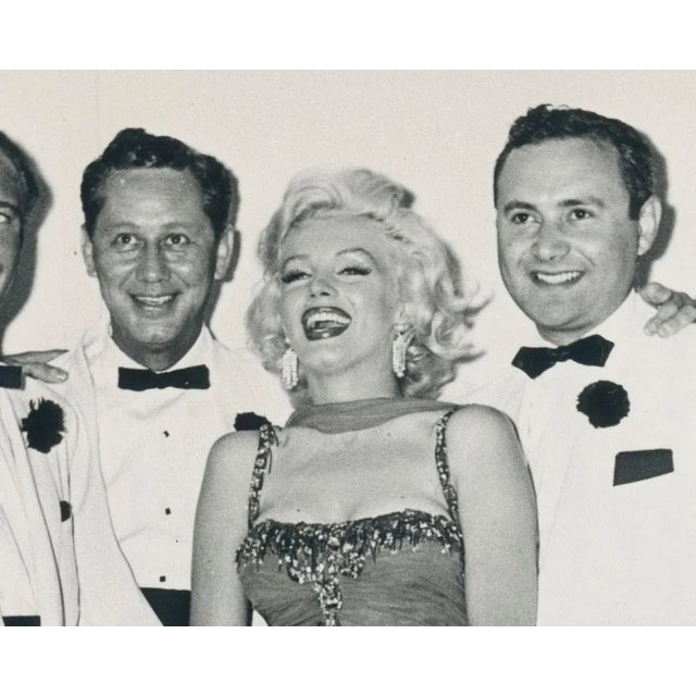 Marilyn Monroe with Announcers of the Klac Radio Station, Hollywood Blvd, 1953, Photograph For Sale - Image 6 of 7