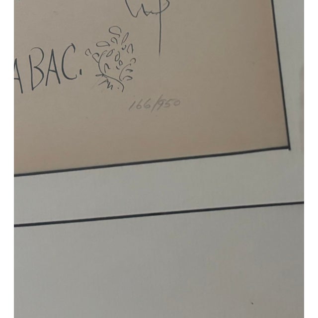 Expressionism 1941 Themes Et Variations Signed, Numbered, Matted, Framed Lithograph by Henri Matisse Still Life Vase of Flowers For Sale - Image 3 of 5