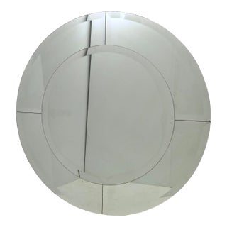 Karl Springer Saturn Mirror, 48", Usa C1980s For Sale