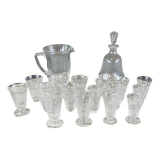 20th Century Crystal Service from Sèvres, Set of 18 For Sale