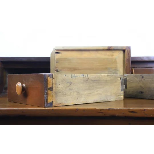 1800s Traditional Handcrafted Postmaster's Desk For Sale In Chicago - Image 6 of 7