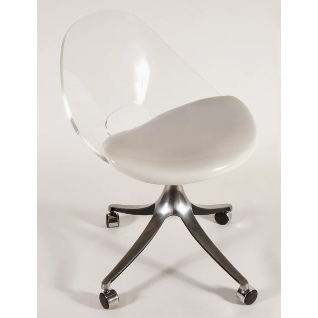 1970s Vintage Lucite Office Chair by Creations at Dallas For Sale - Image 9 of 9