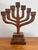 Mid 20th Century Wooden Handmade 7 Arm Menorah For Sale - Image 4 of 6
