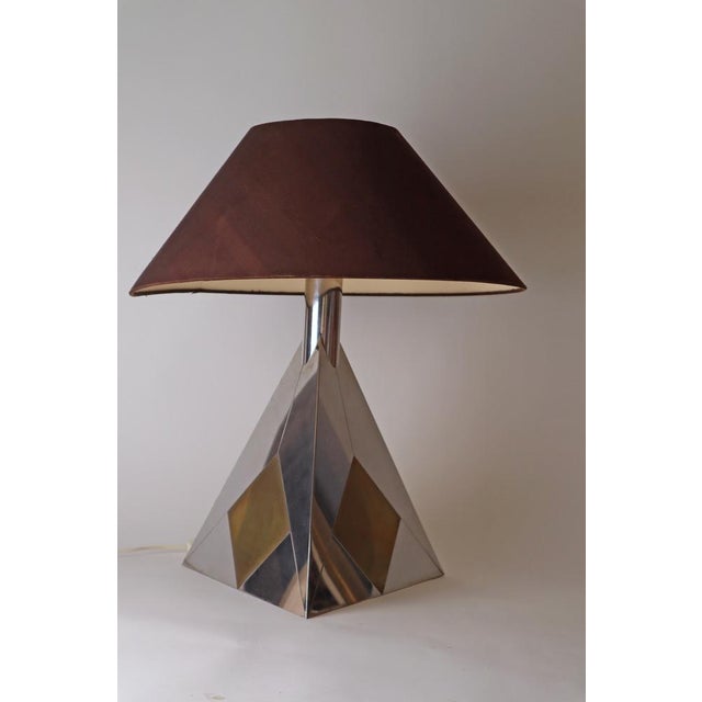 Mid-Century Pyramid Table Lamp For Sale - Image 10 of 14