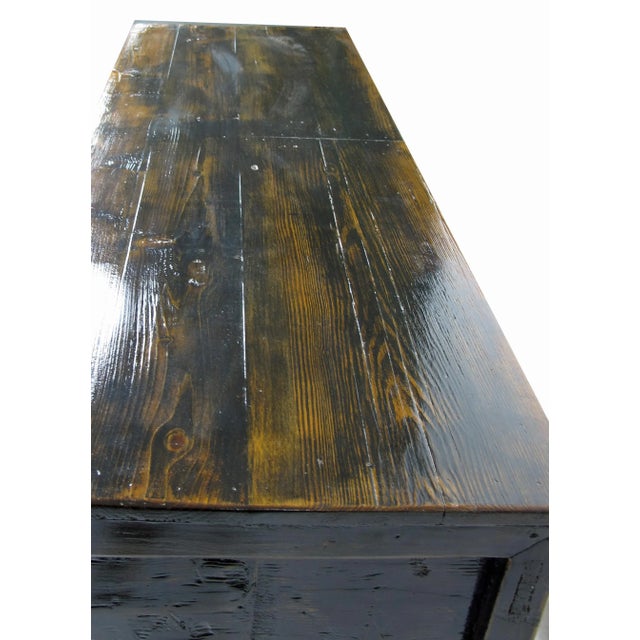 2010s Hand Painted Pine Mongolia Sideboard For Sale - Image 5 of 9