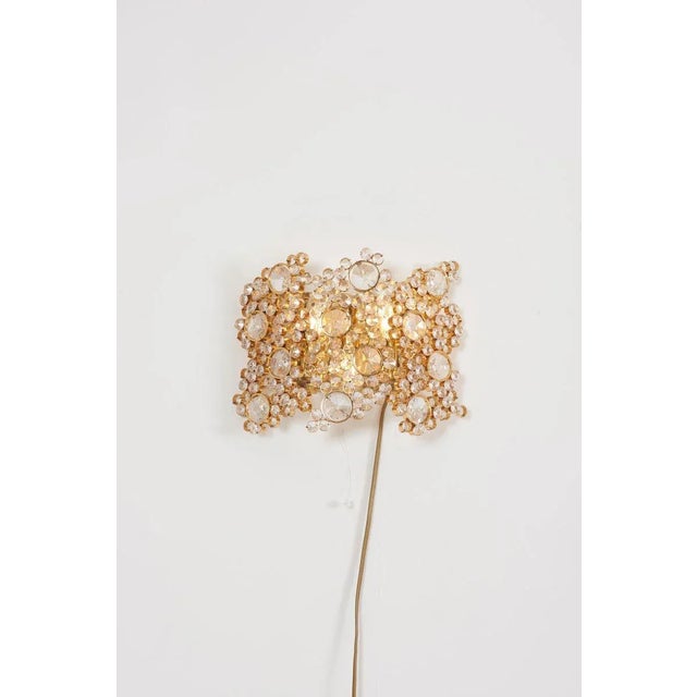 Metal Gilded Brass Model S103W Wall Light from Palwa, 1970s For Sale - Image 7 of 9