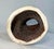Vintage Handmade Studio Black Red Glaze Brutalist Art Pottery Vase Sculpture For Sale - Image 10 of 11
