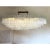 Contemporary and huge oval “tronchi” murano glass chandelier five levels of murano glass. Luxury and scenographic...