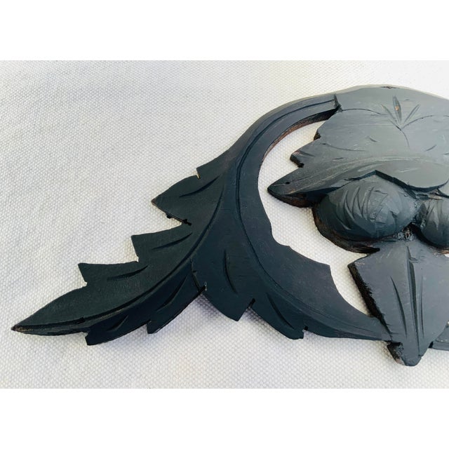 19th C. Hand-Carved Walnut Architectural Fragment For Sale - Image 4 of 18