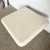 1980s Postmodern Casted Cream Faux Marble Side Table For Sale - Image 5 of 5