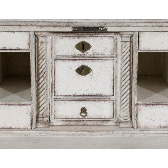 White European Two-Parts Vitrine Cabinet, 1790s For Sale - Image 8 of 10