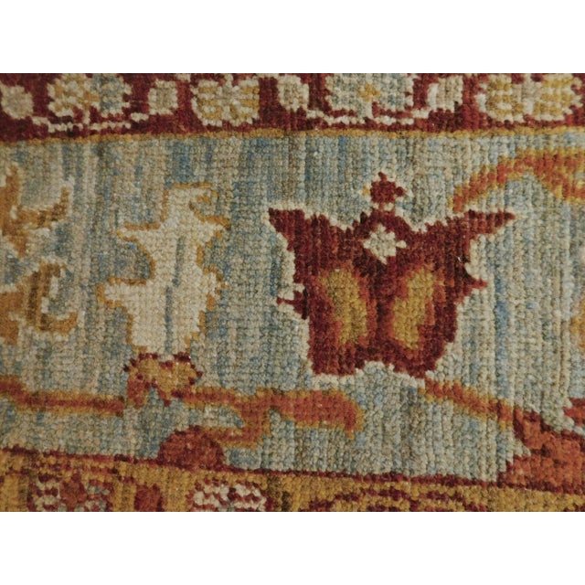 Textile Vintage Handmade Persian Sultanabad Style Mahal Rug. 5'x 7'9" For Sale - Image 7 of 13