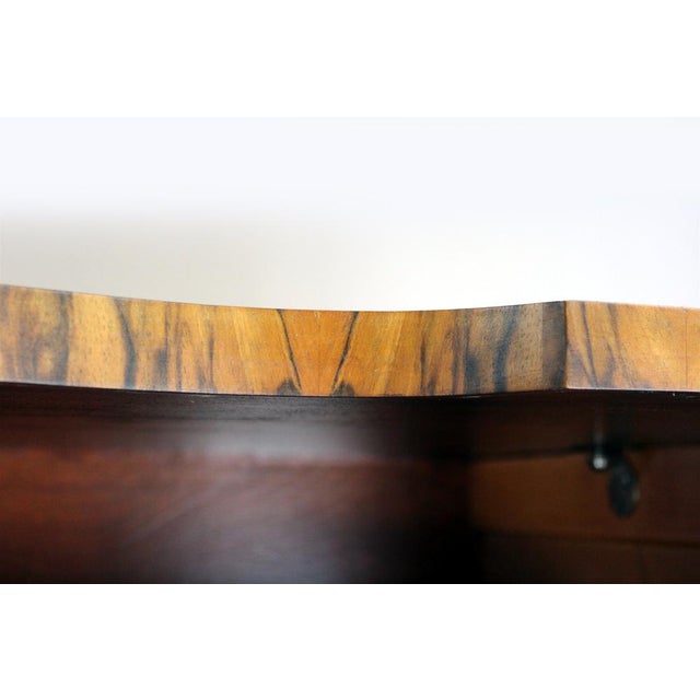 Art Deco Walnut Veneer Wardrobe, Czechoslovakia, 1930s For Sale - Image 10 of 18