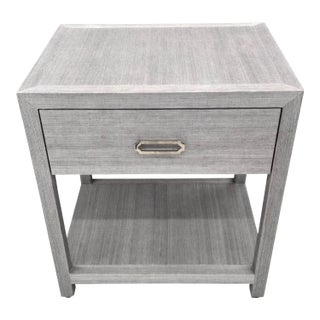 Mitchell Gold + Bob Williams Ariel Gray 1 Drawer Nightstand For Sale