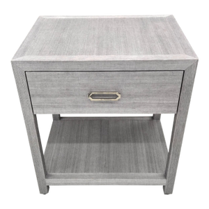 Mitchell Gold + Bob Williams Ariel Gray 1 Drawer Nightstand