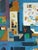Blue Mid-Century Modern 'The Collector's Room' Vintage Swedish Abstract Interior Oil Painting, Framed For Sale - Image 8 of 12