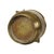 Large Hammered Brass Jardinière Planter with Lion Heads For Sale - Image 9 of 16
