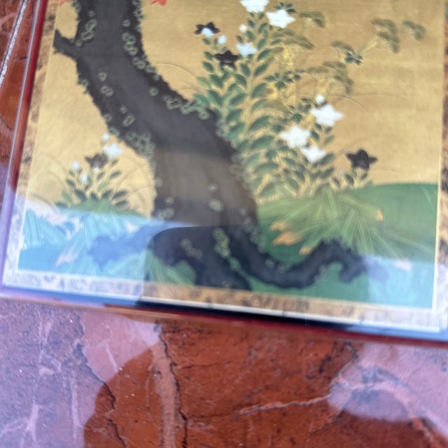 1970s Collection of Gold Asian Playing Cards and Note Pad For Sale In Atlanta - Image 6 of 8