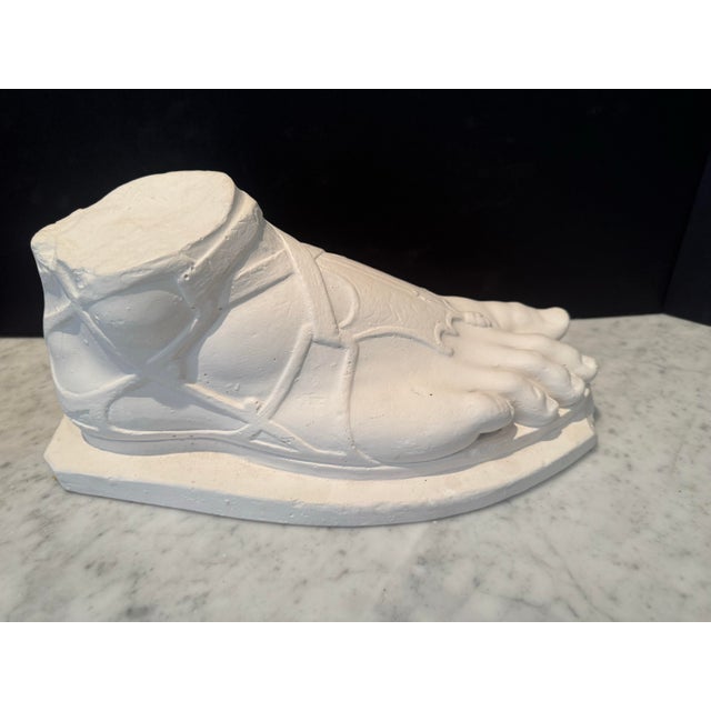 Plaster Sculpture of a Roman Foot by Pj Hone, London For Sale - Image 4 of 10